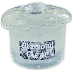 Clear Base Slime>Dope Slime Diamond Clear Slime