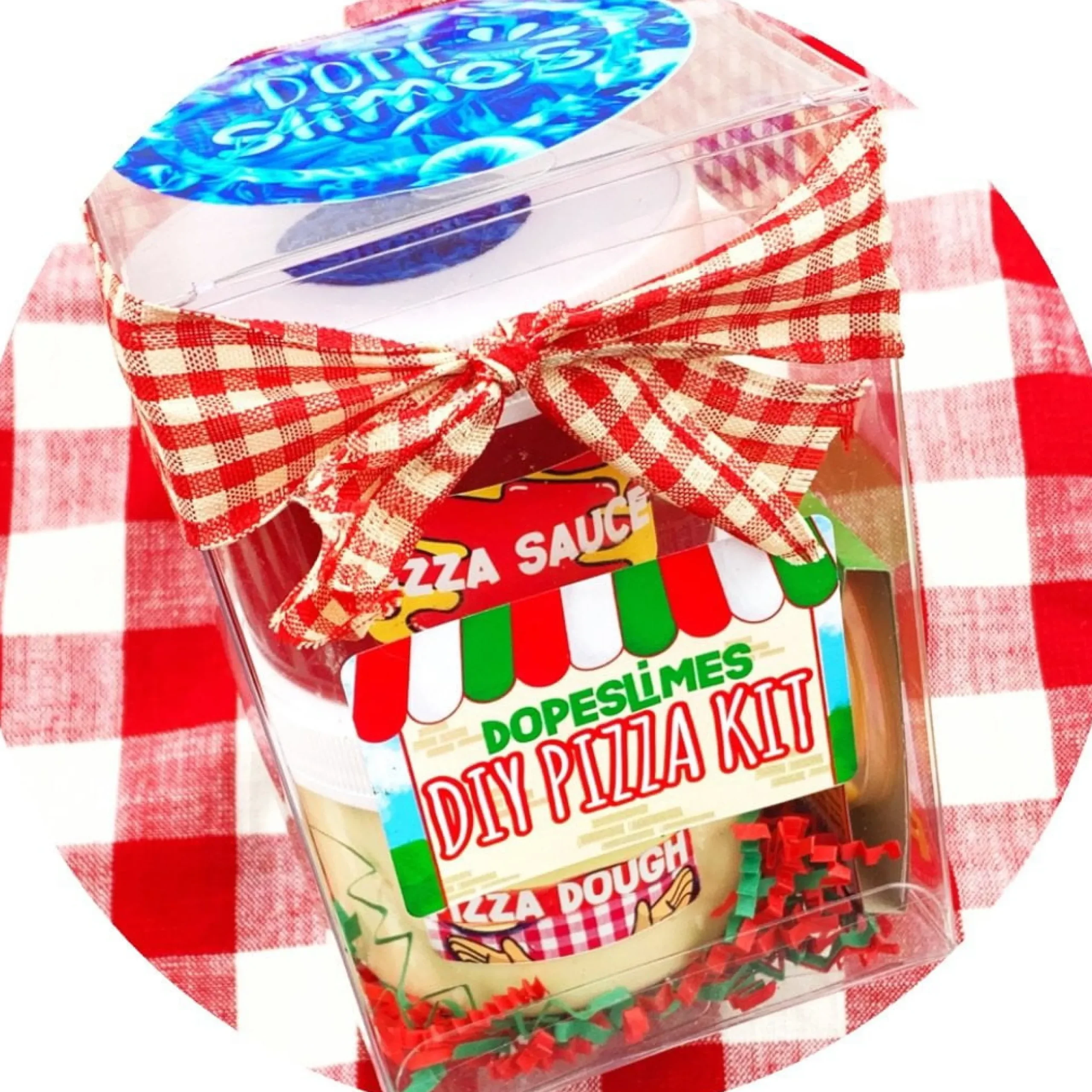 Butter Slime|Clear Base Slime>Dope Slime DIY Pizza Kit