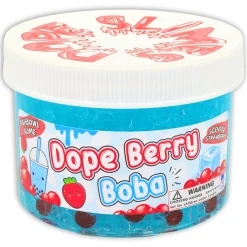 Clear Base Slime|Unique Textured Slime>Dope Slime Dope Berry Boba