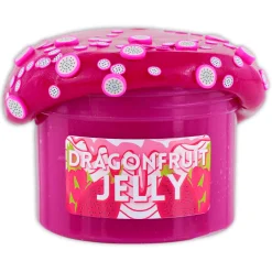 Clear Base Slime|Unique Textured Slime>Dope Slime Dragonfruit Jelly