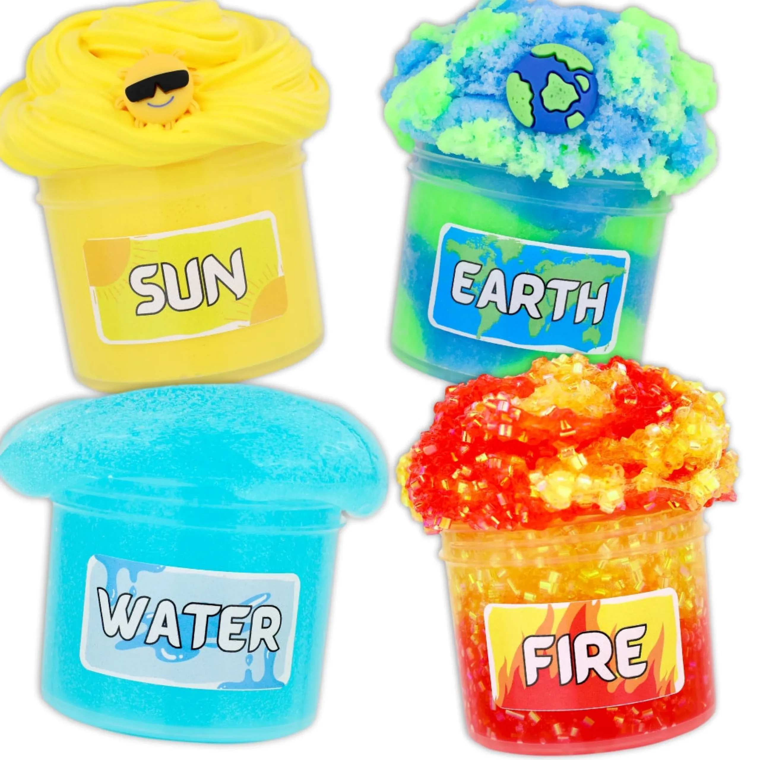 Cloud Slime|Butter Slime>Dope Slime Elements Slime Multi-Pack