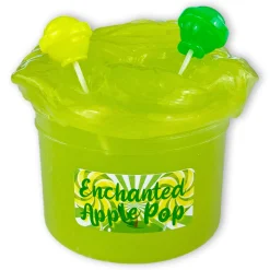 Clear Base Slime>Dope Slime Enchanted Apple Pop