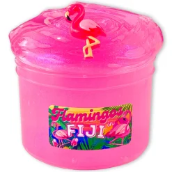 Clear Base Slime>Dope Slime Flamingos In Fiji