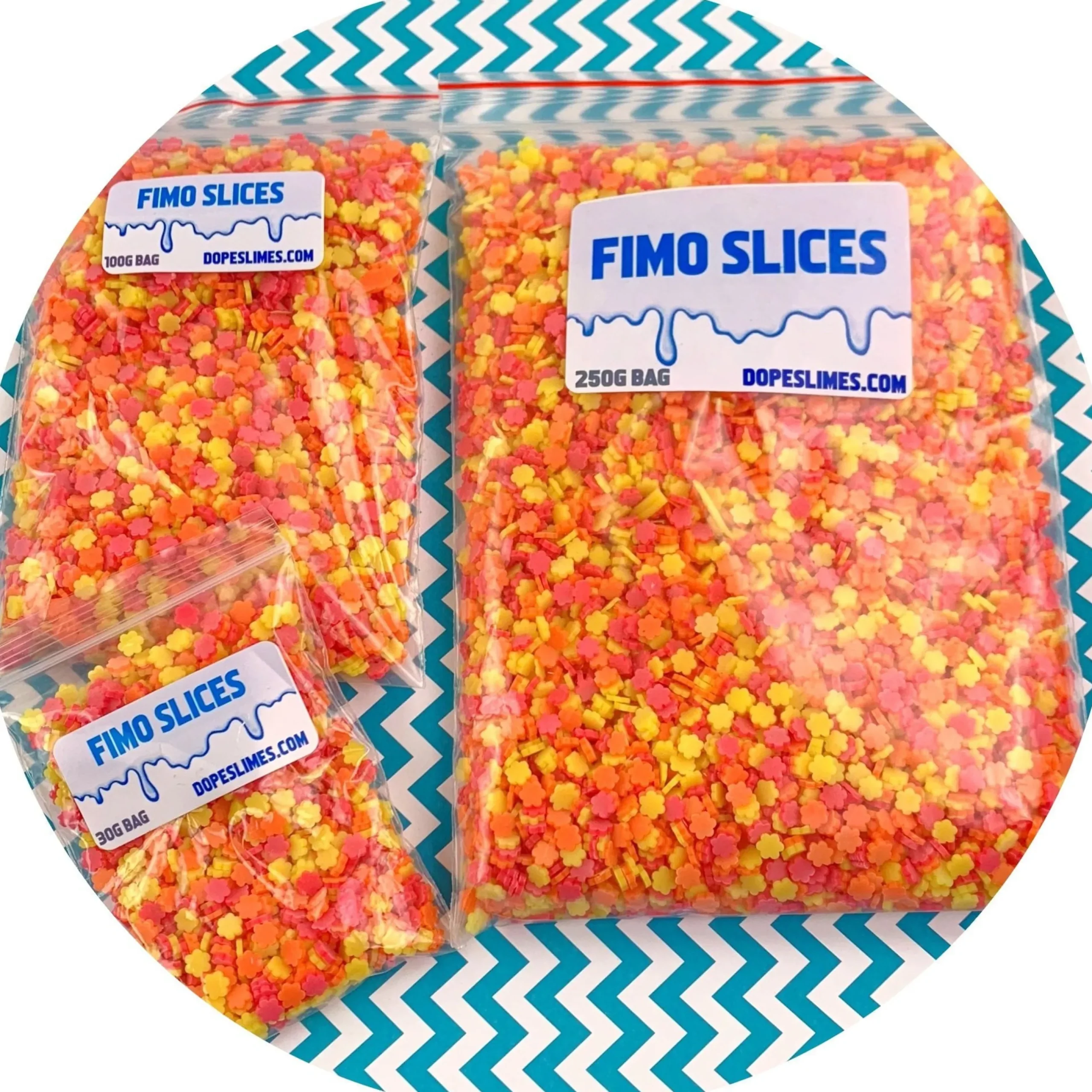 Slime Fimo Slices|Slime Sprinkles>Dope Slime Flower Sprinkles