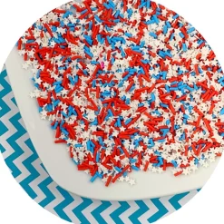 Slime Fimo Slices|Slime Sprinkles>Dope Slime Freedom Star Sprinkles
