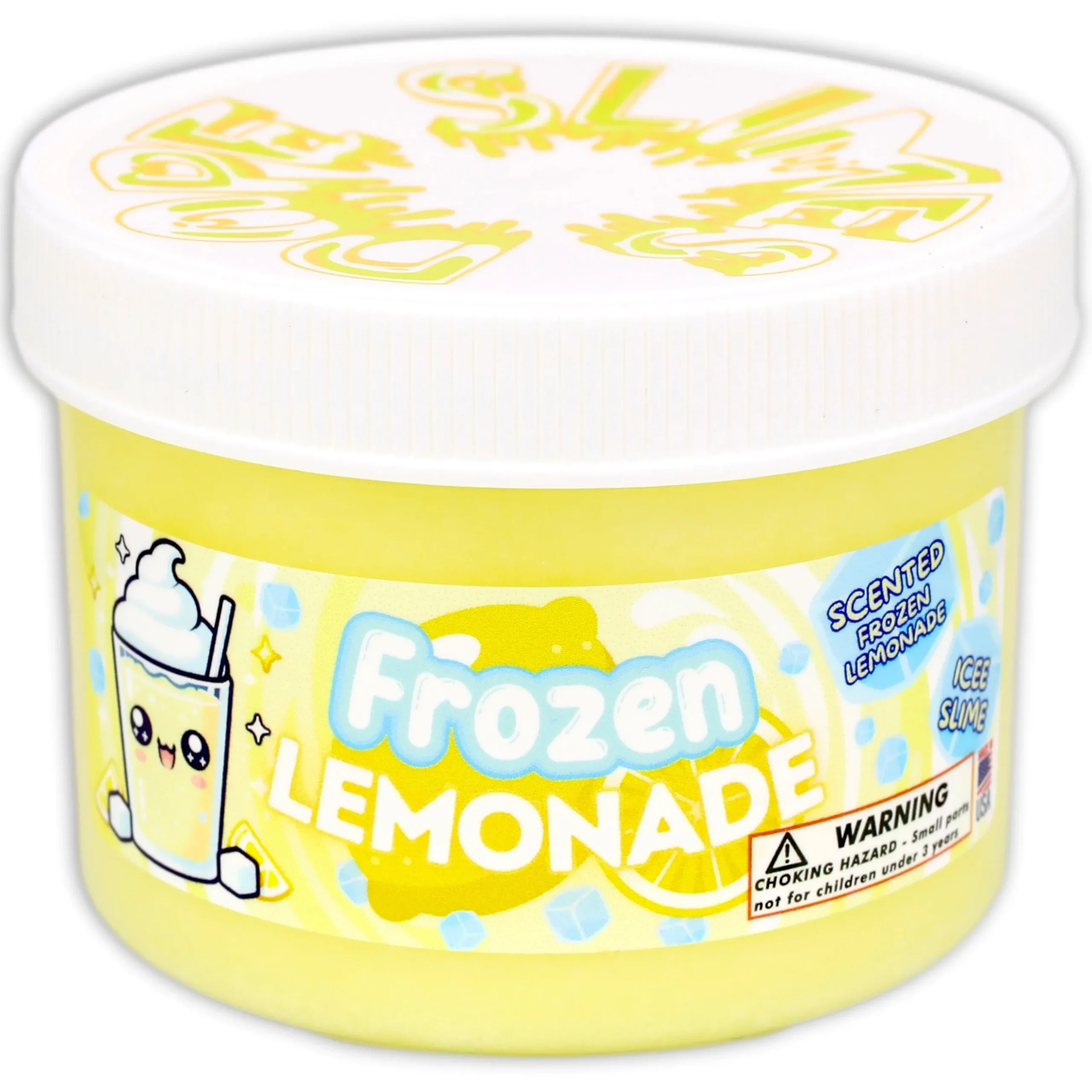 Icee Slime|Unique Textured Slime>Dope Slime Frozen Lemonade