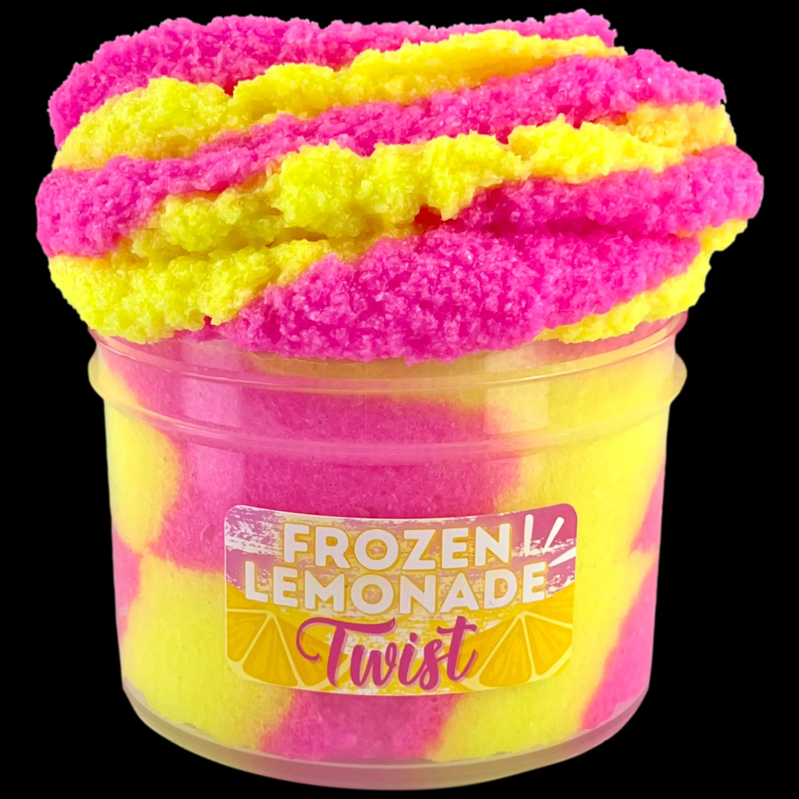 Clear Base Slime|Snow Fizz Slime>Dope Slime Frozen Lemonade Twist