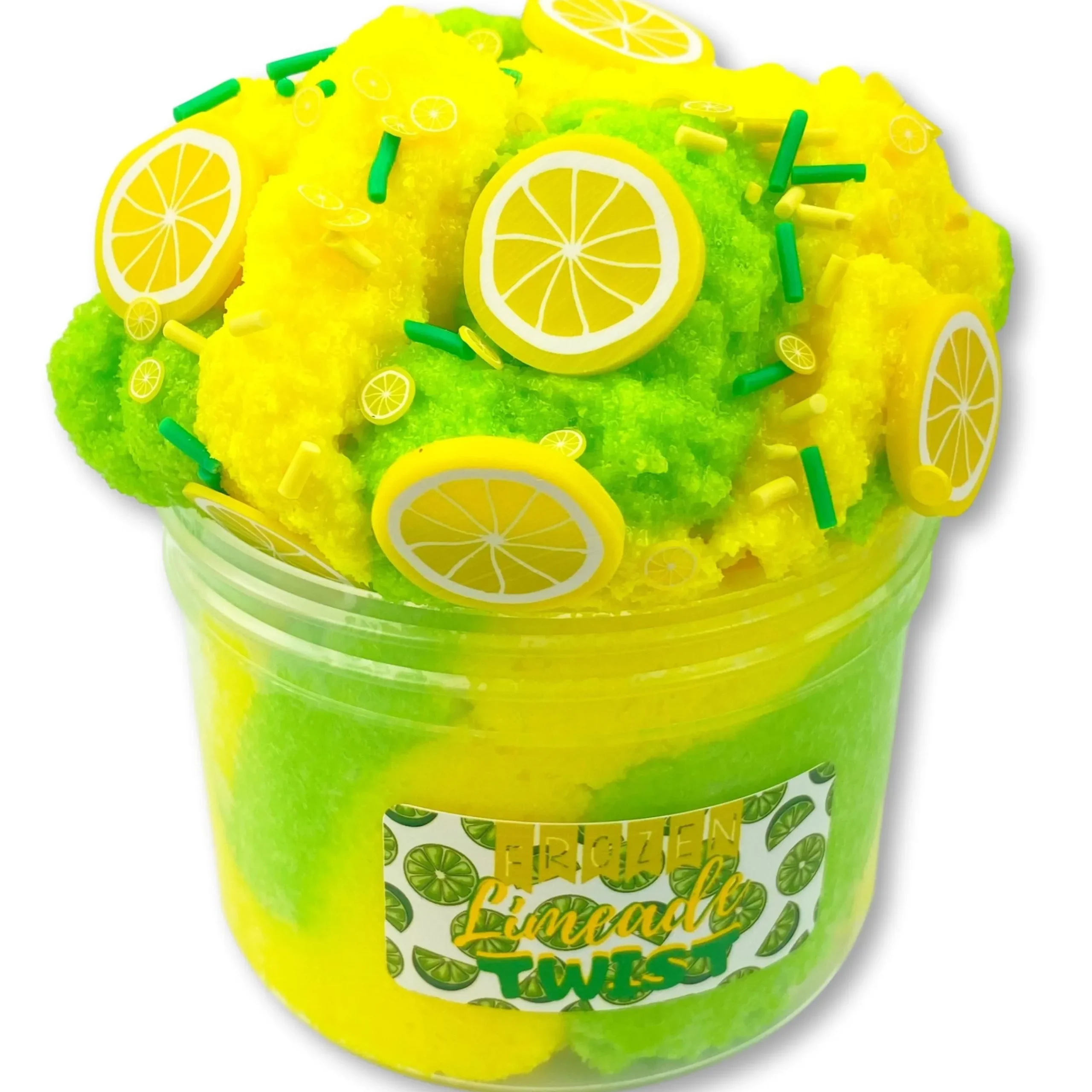 Premade Slime Kits|Snow Fizz Slime>Dope Slime Frozen Limeade Twist