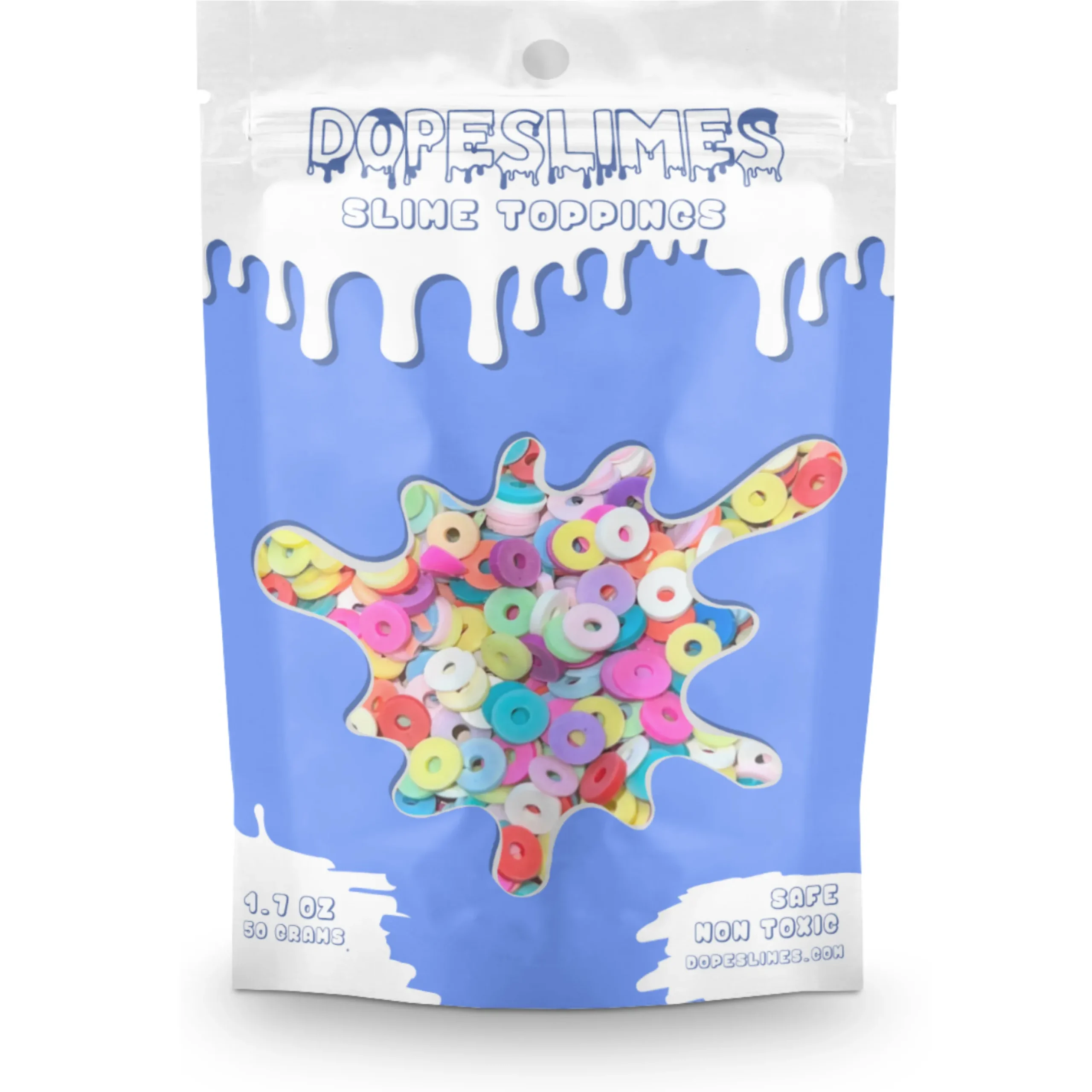 Slime Fimo Slices|Slime Sprinkles>Dope Slime Fruit Loop Sprinkles