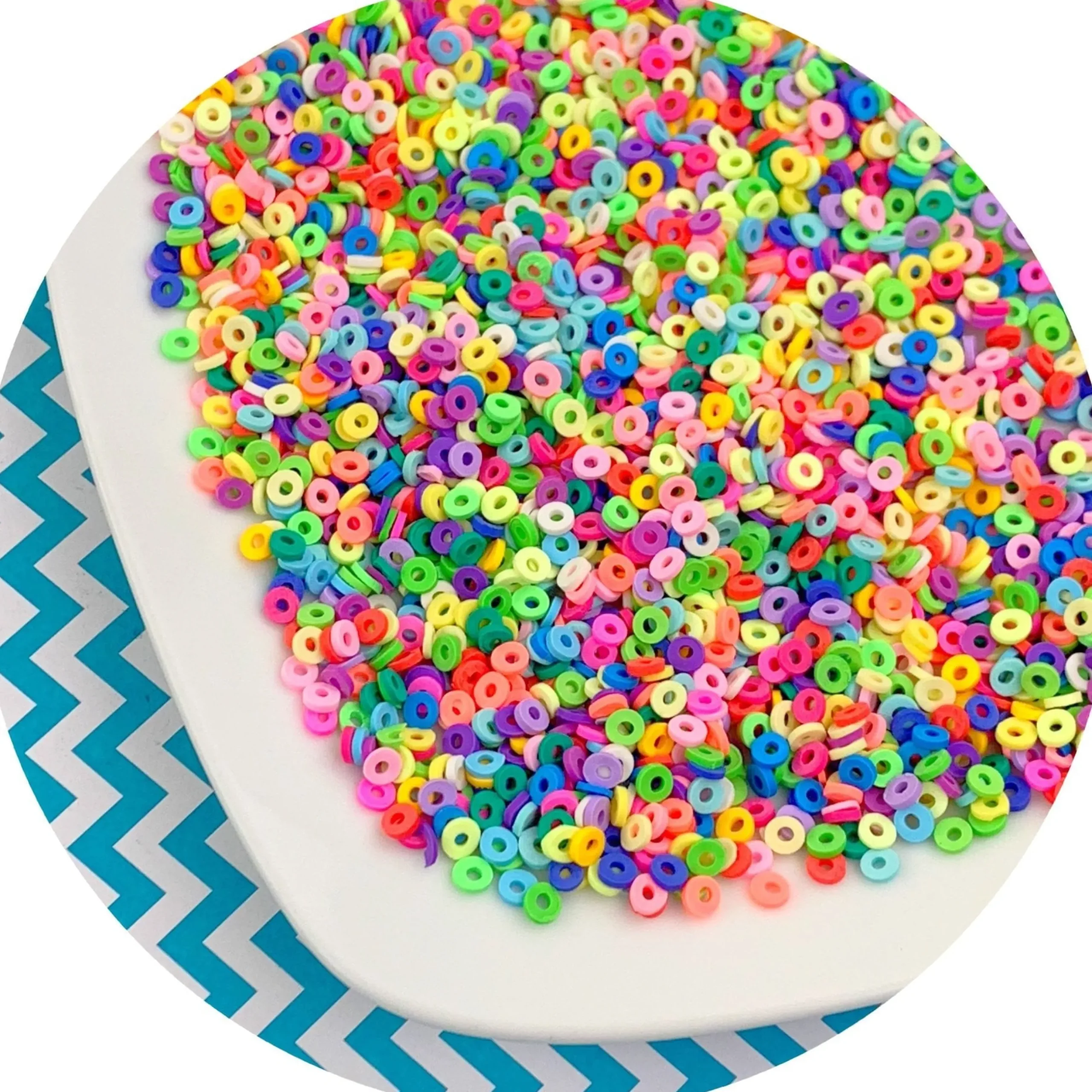 Slime Fimo Slices|Slime Sprinkles>Dope Slime Fruit Loop Sprinkles