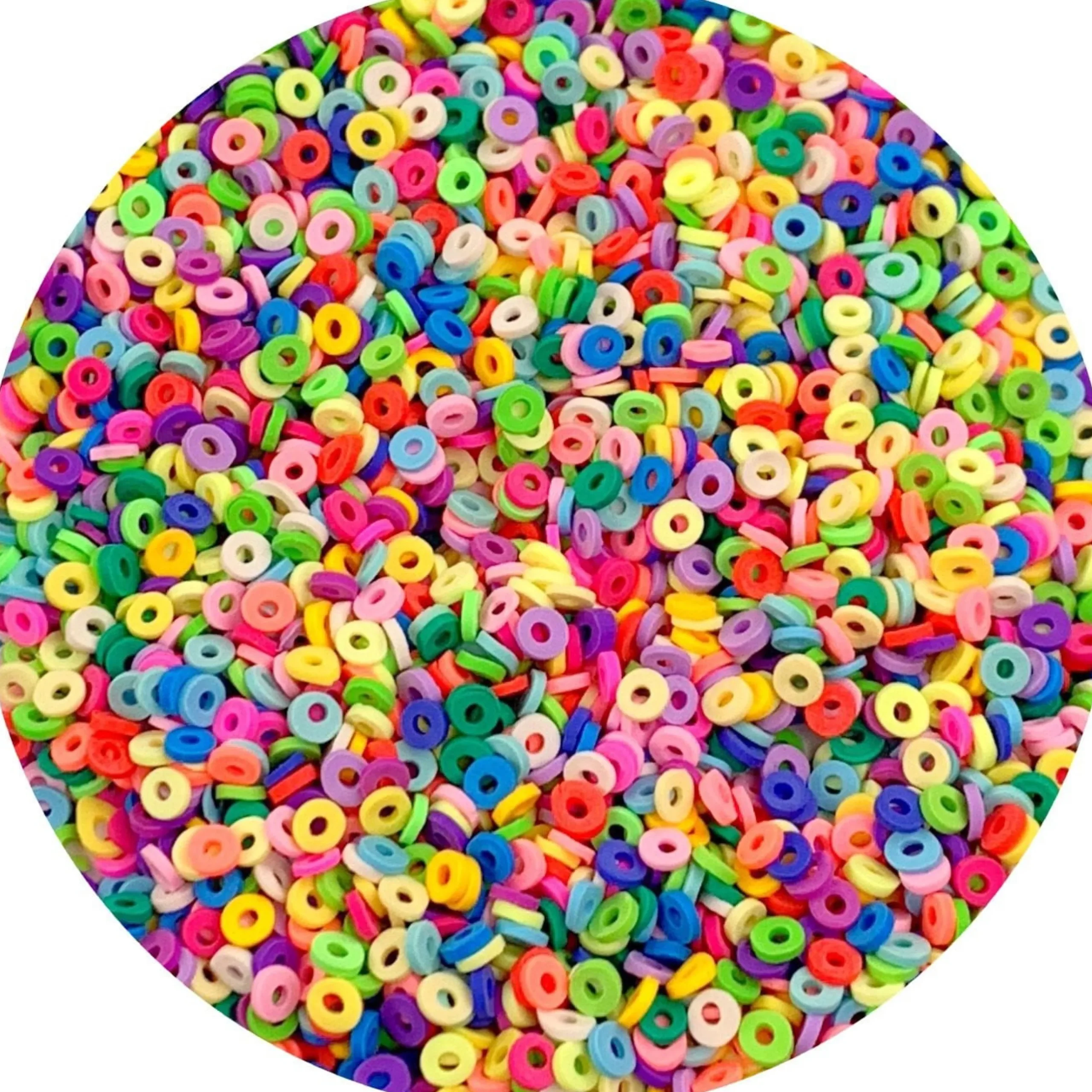 Slime Fimo Slices|Slime Sprinkles>Dope Slime Fruit Loop Sprinkles
