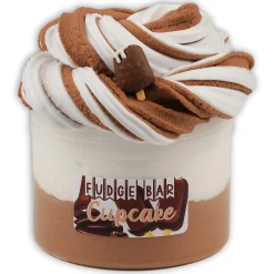 Butter Slime|Unique Textured Slime>Dope Slime Fudge Bar Cupcake