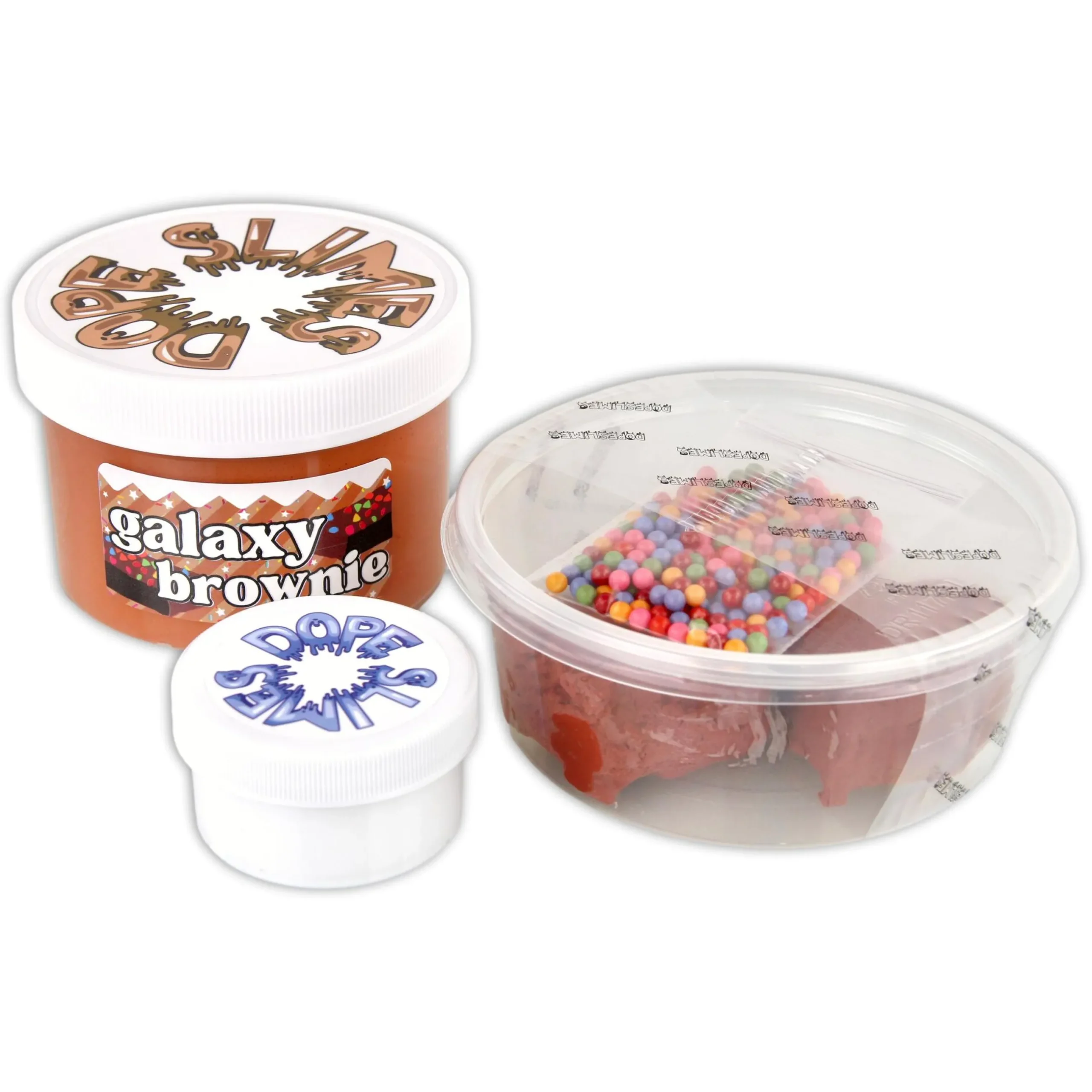 Premade Slime Kits>Dope Slime Galaxy Brownie