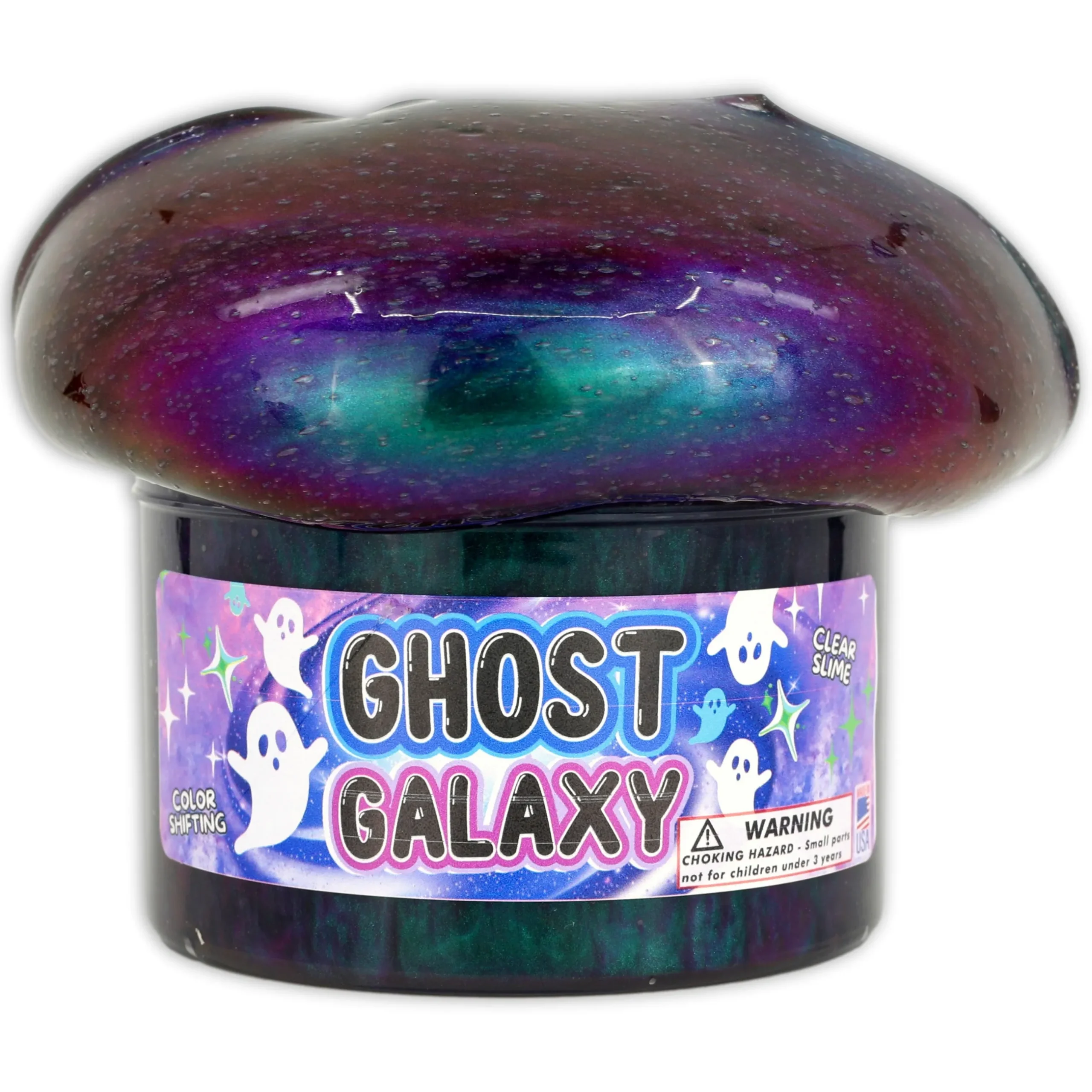 Clear Base Slime>Dope Slime Ghost Galaxy