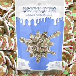 Christmas Slimes|Slime Fimo Slices>Dope Slime Gingerbread House Fimo
