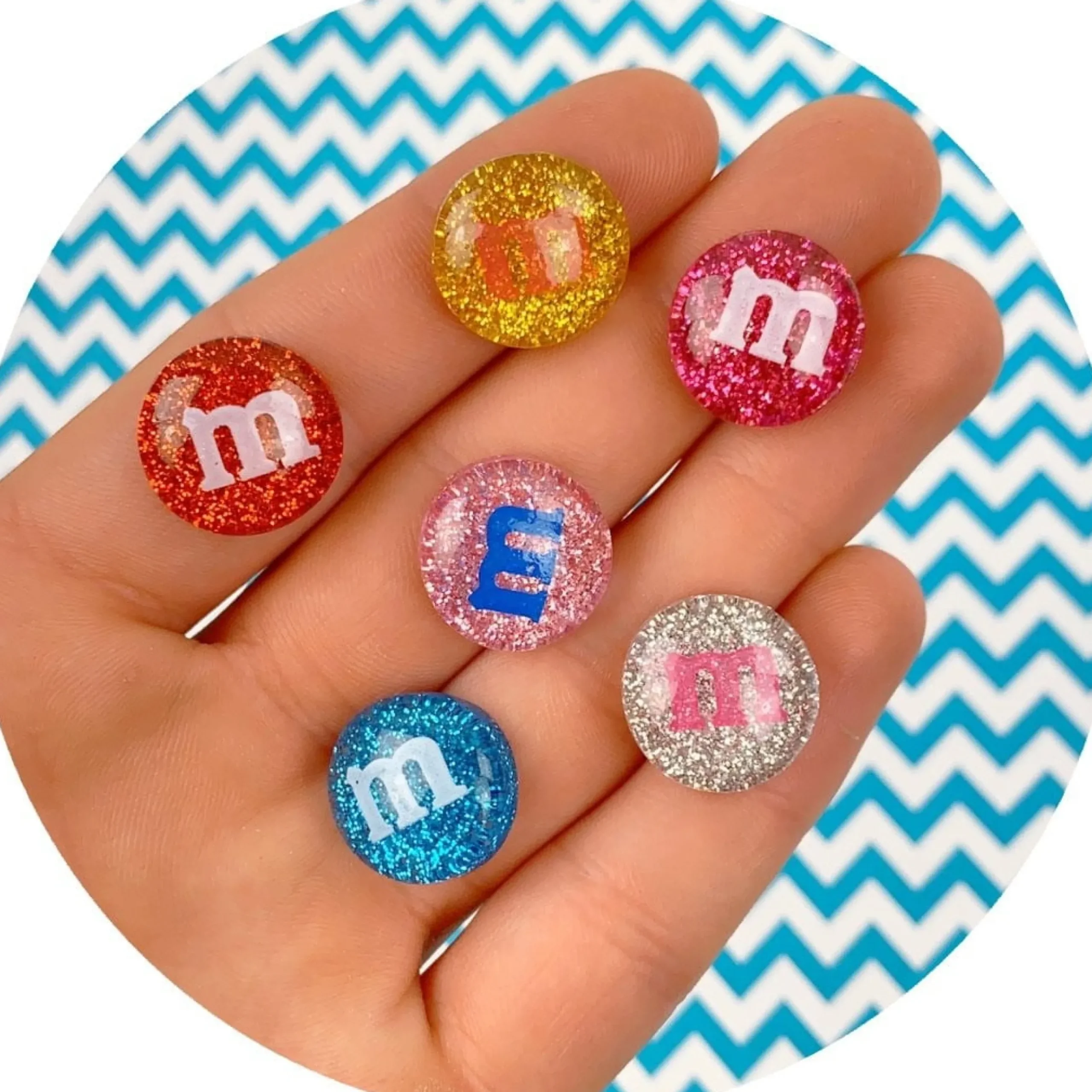 Slime Charms>Dope Slime Glitter M&M