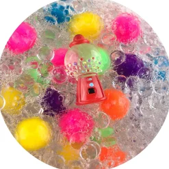 Clear Base Slime|Beaded Slime>Dope Slime Gumball Machine