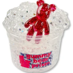 Clear Base Slime|Beaded Slime>Dope Slime Gummy Bear Prism
