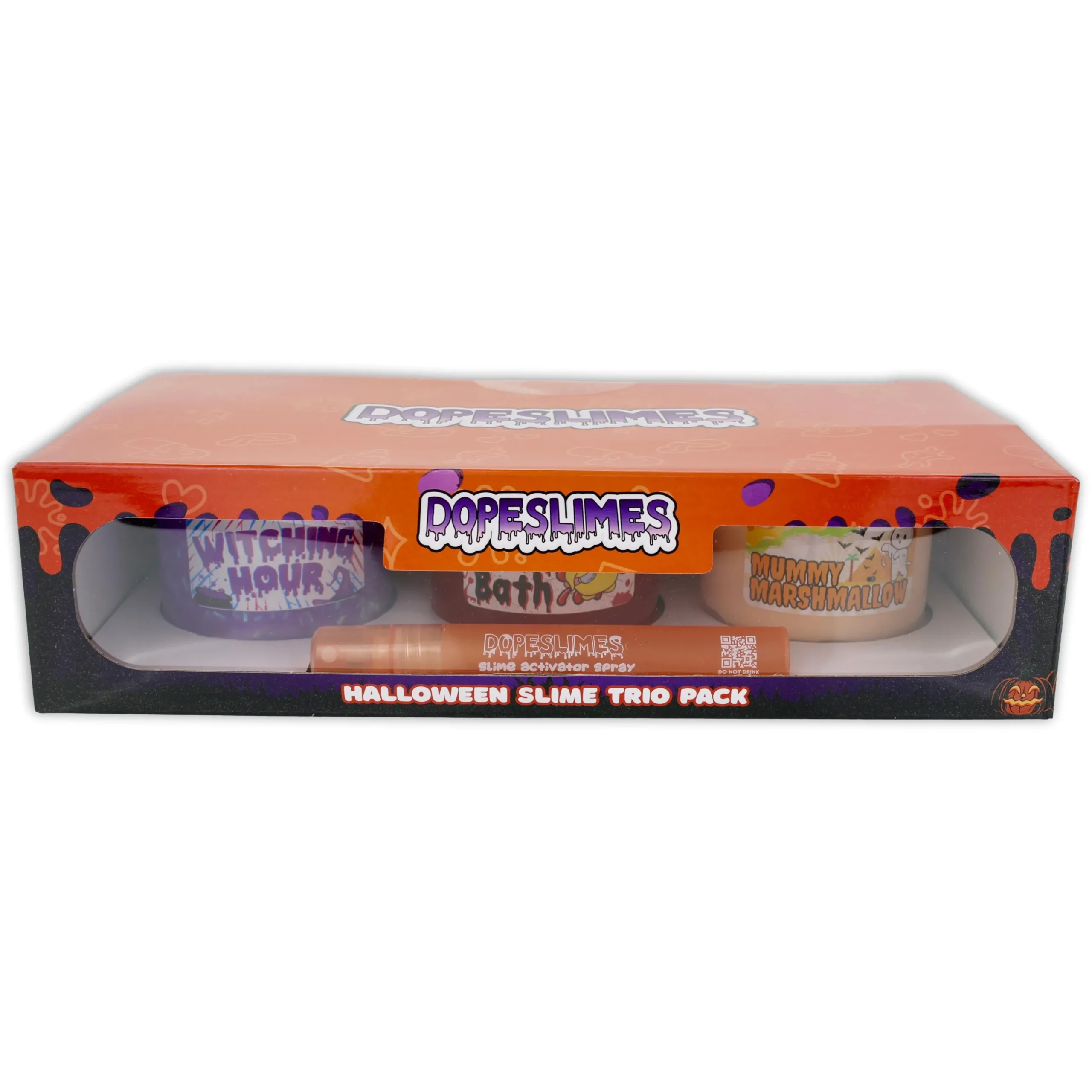 Butter Slime|Clear Base Slime>Dope Slime Halloween Trio Slime Pack
