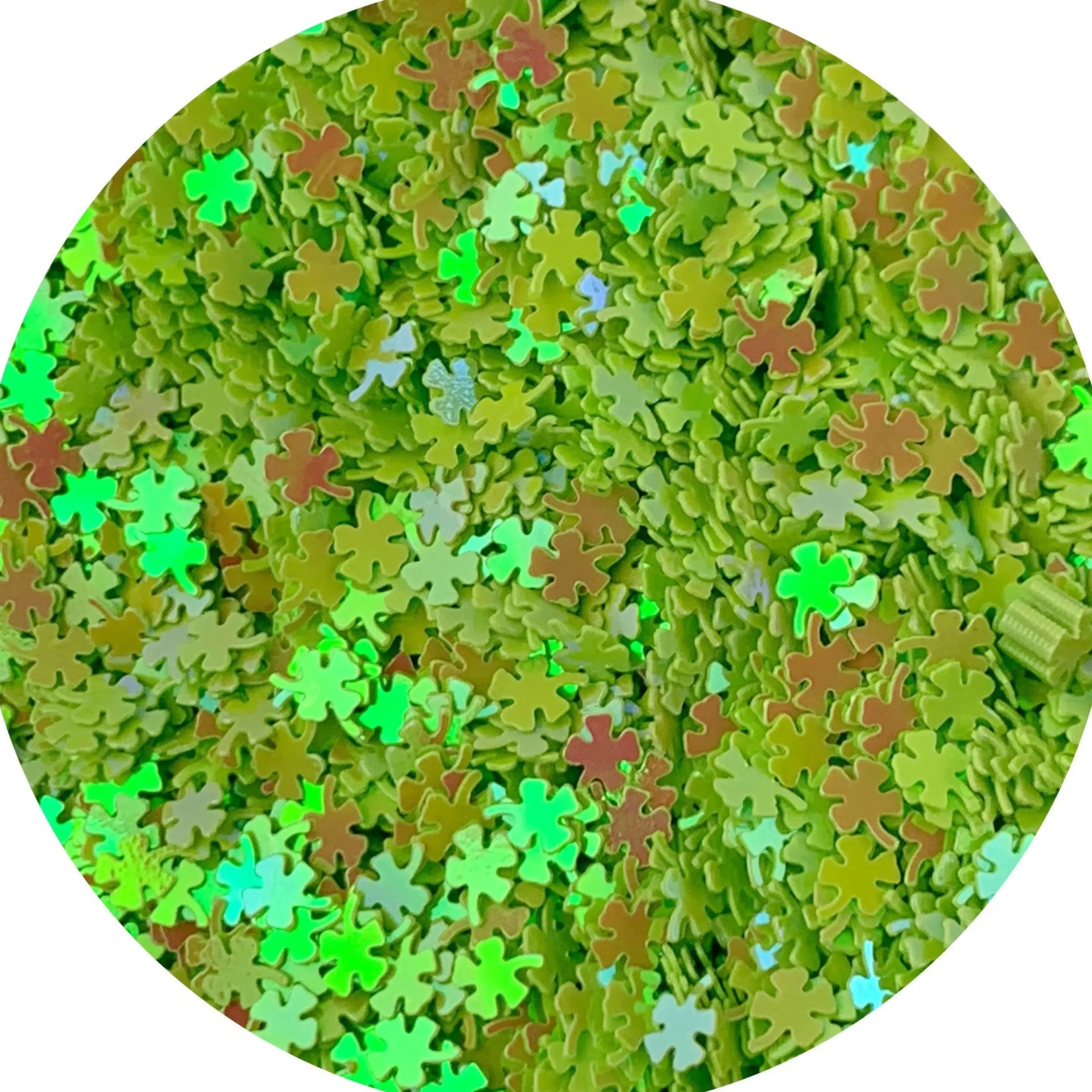 Slime Sprinkles|Slime Glitter>Dope Slime Holographic Clovers