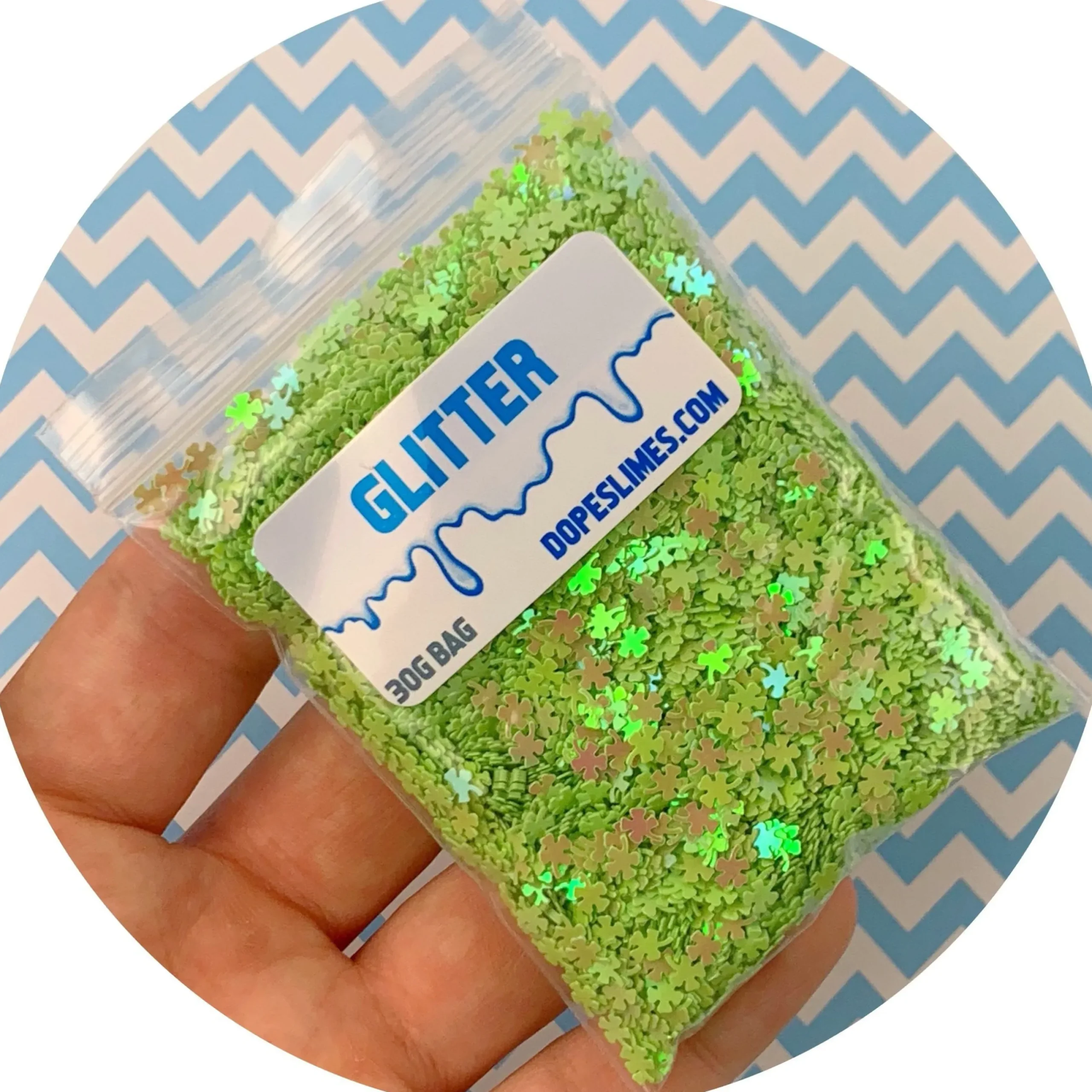 Slime Sprinkles|Slime Glitter>Dope Slime Holographic Clovers