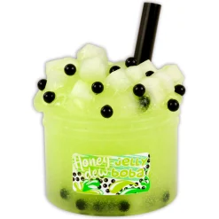 Clear Base Slime|Unique Textured Slime>Dope Slime Honeydew Jelly Boba
