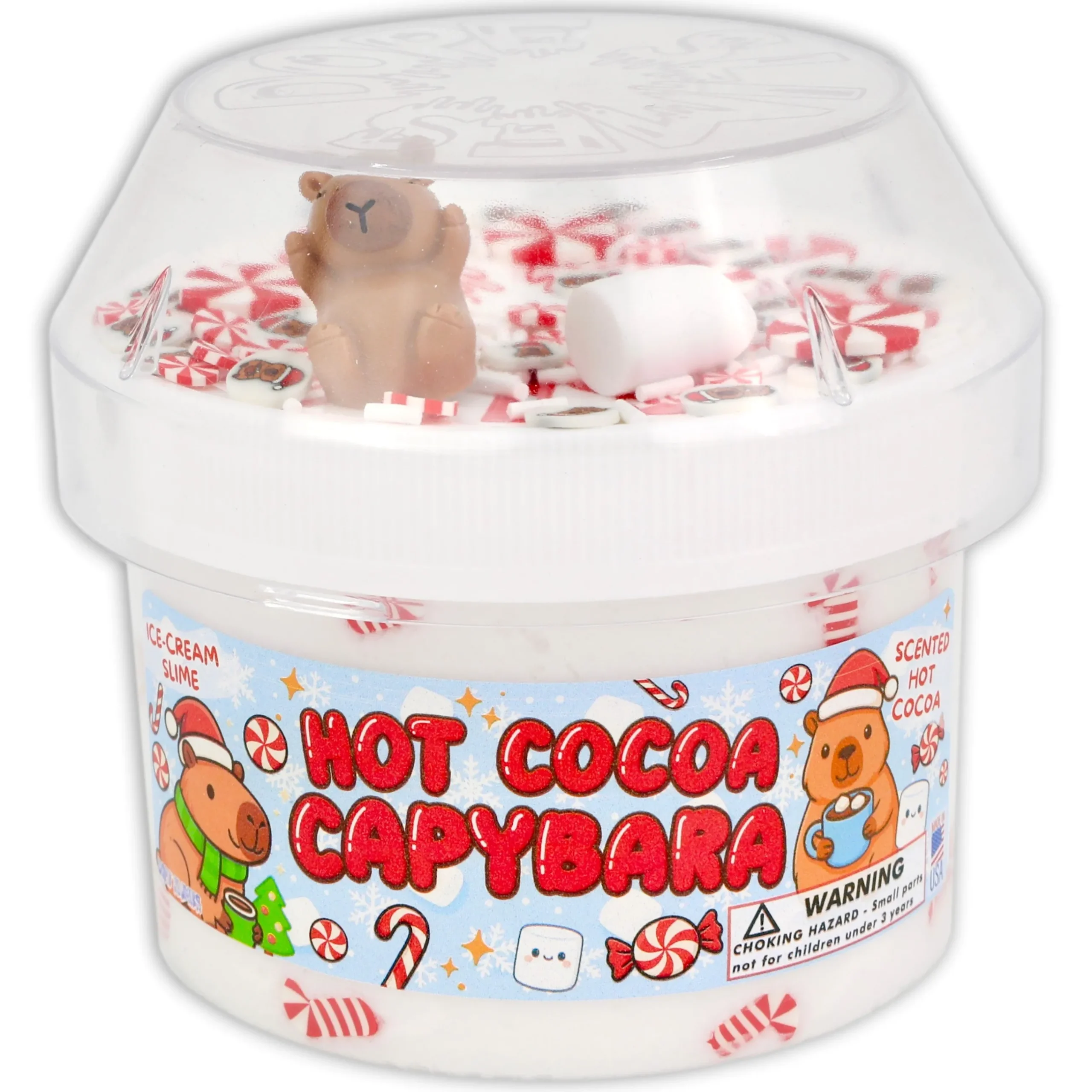 Christmas Slimes|Restock>Dope Slime Hot Cocoa Capybara