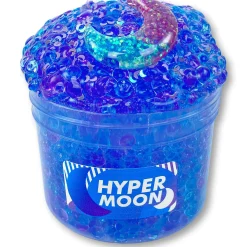 Clear Base Slime|Beaded Slime>Dope Slime Hypermoon
