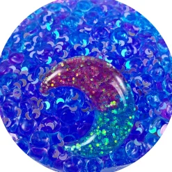 Clear Base Slime|Beaded Slime>Dope Slime Hypermoon