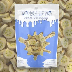Slime Fimo Slices>Dope Slime Jumbo Banana Fimo Slices