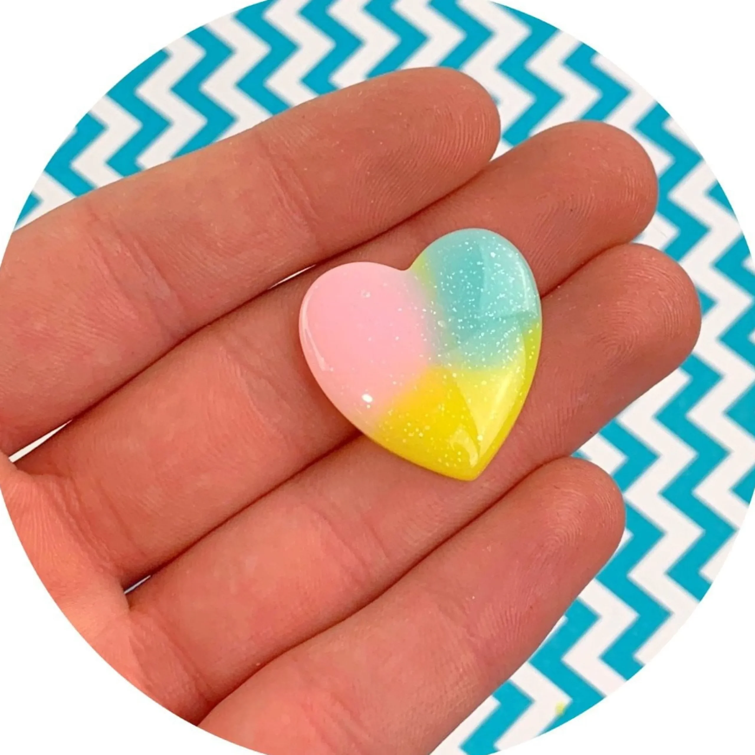 Slime Charms>Dope Slime Jumbo Heart Charms