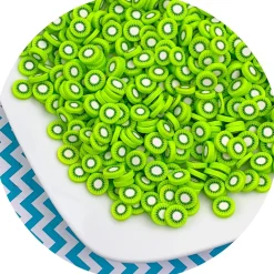 Slime Fimo Slices>Dope Slime Jumbo Kiwi Fimo Slices