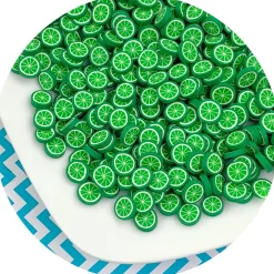 Slime Fimo Slices>Dope Slime Jumbo Lime Fimo Slices