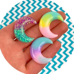 Slime Charms>Dope Slime Jumbo Moon Charms