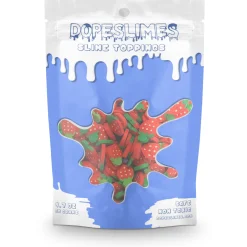 Slime Fimo Slices>Dope Slime Jumbo Strawberry Fimo