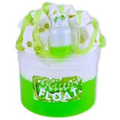 Butter Slime|Clear Base Slime>Dope Slime Kiwi Float