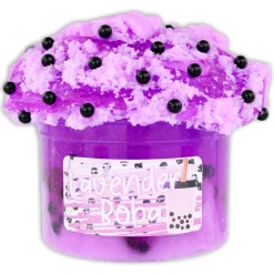 Clear Base Slime|Icee Slime>Dope Slime Lavender Boba