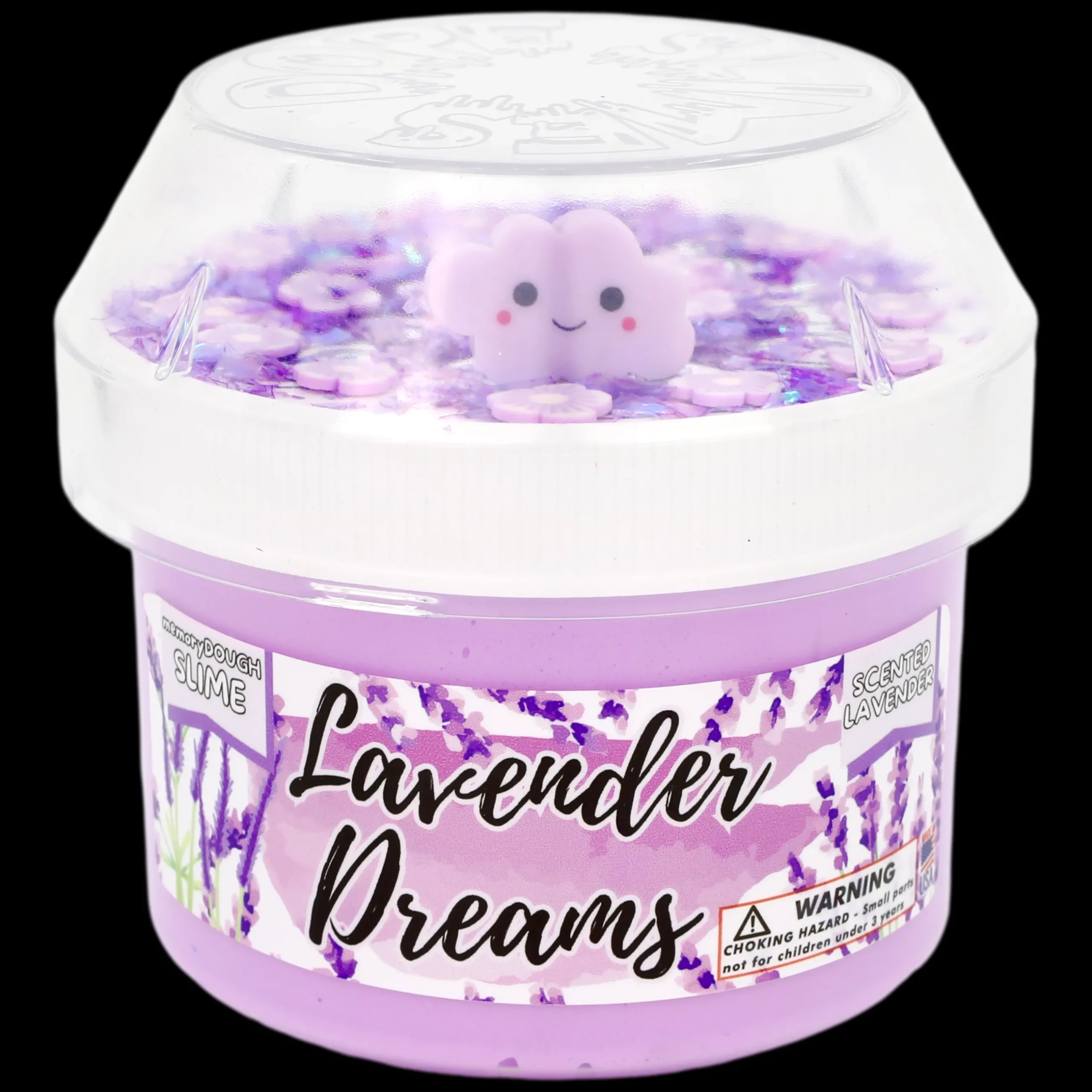 Butter Slime>Dope Slime Lavender Dreams memoryDOUGH