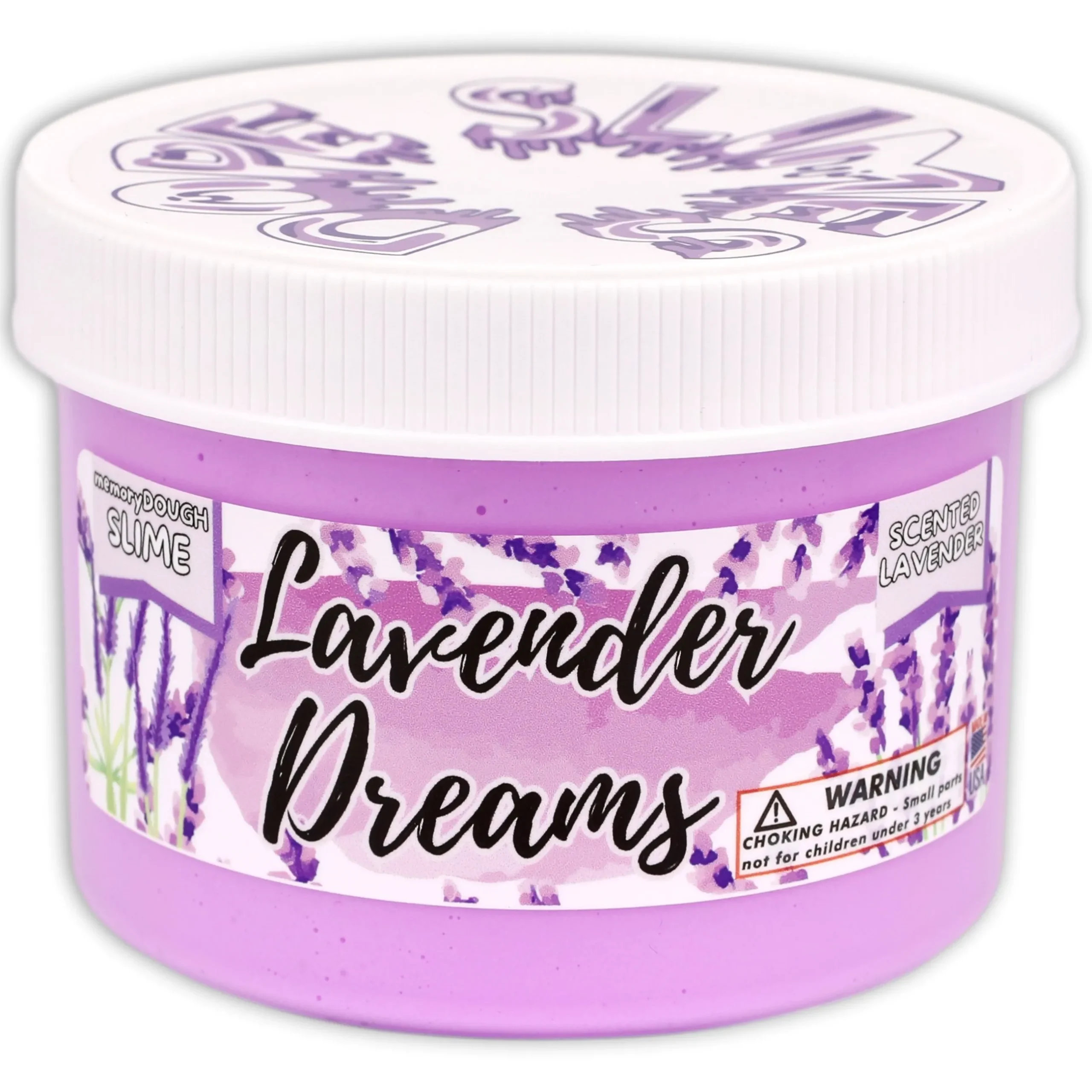 Butter Slime>Dope Slime Lavender Dreams memoryDOUGH