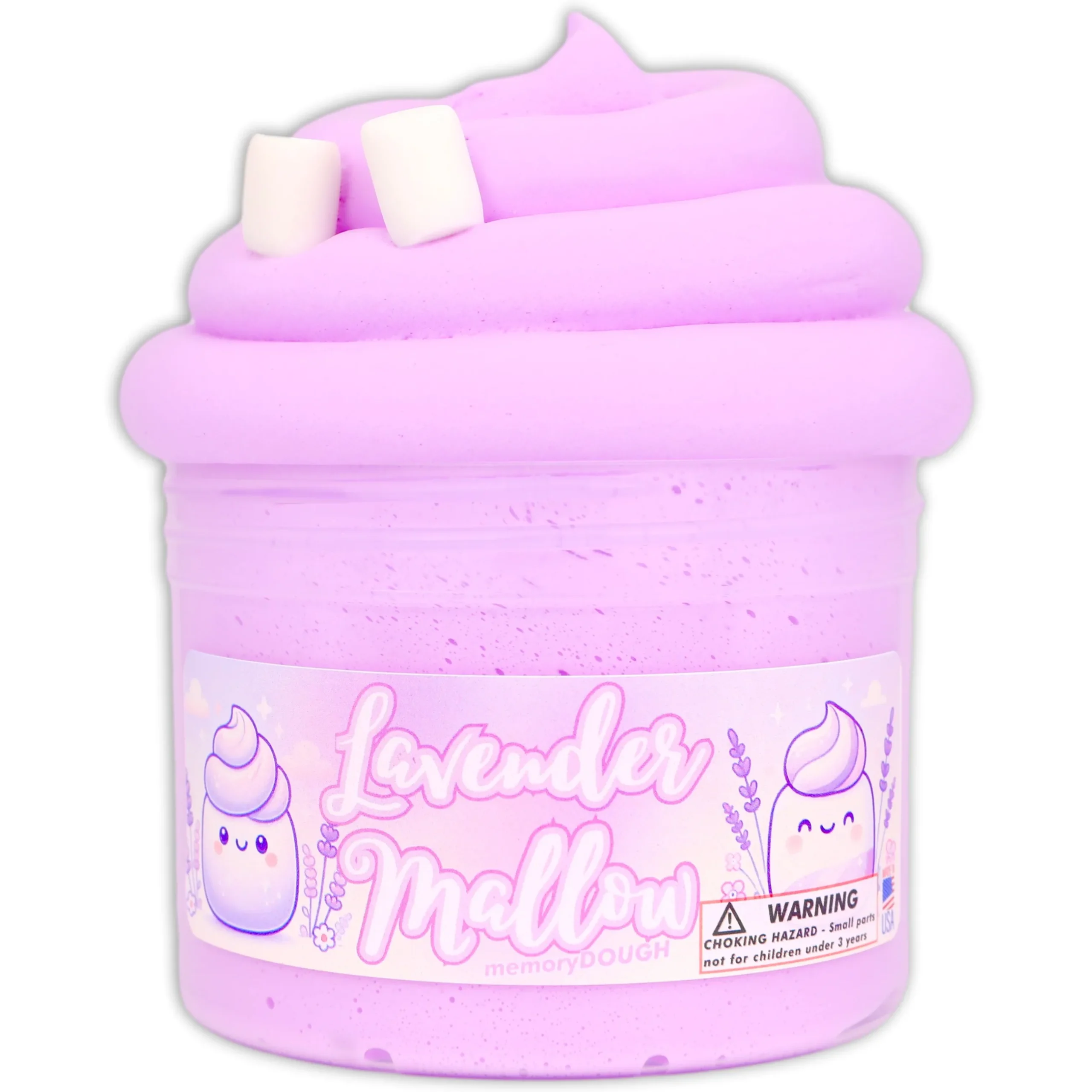 Butter Slime>Dope Slime Lavender Mallow memoryDOUGH