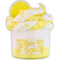 Butter Slime|Unique Textured Slime>Dope Slime Lemon Cupcake