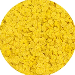Slime Fimo Slices>Dope Slime Lemon Fimo Slices