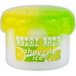 Icee Slime|Unique Textured Slime>Dope Slime Lemon Lime Shaved Ice