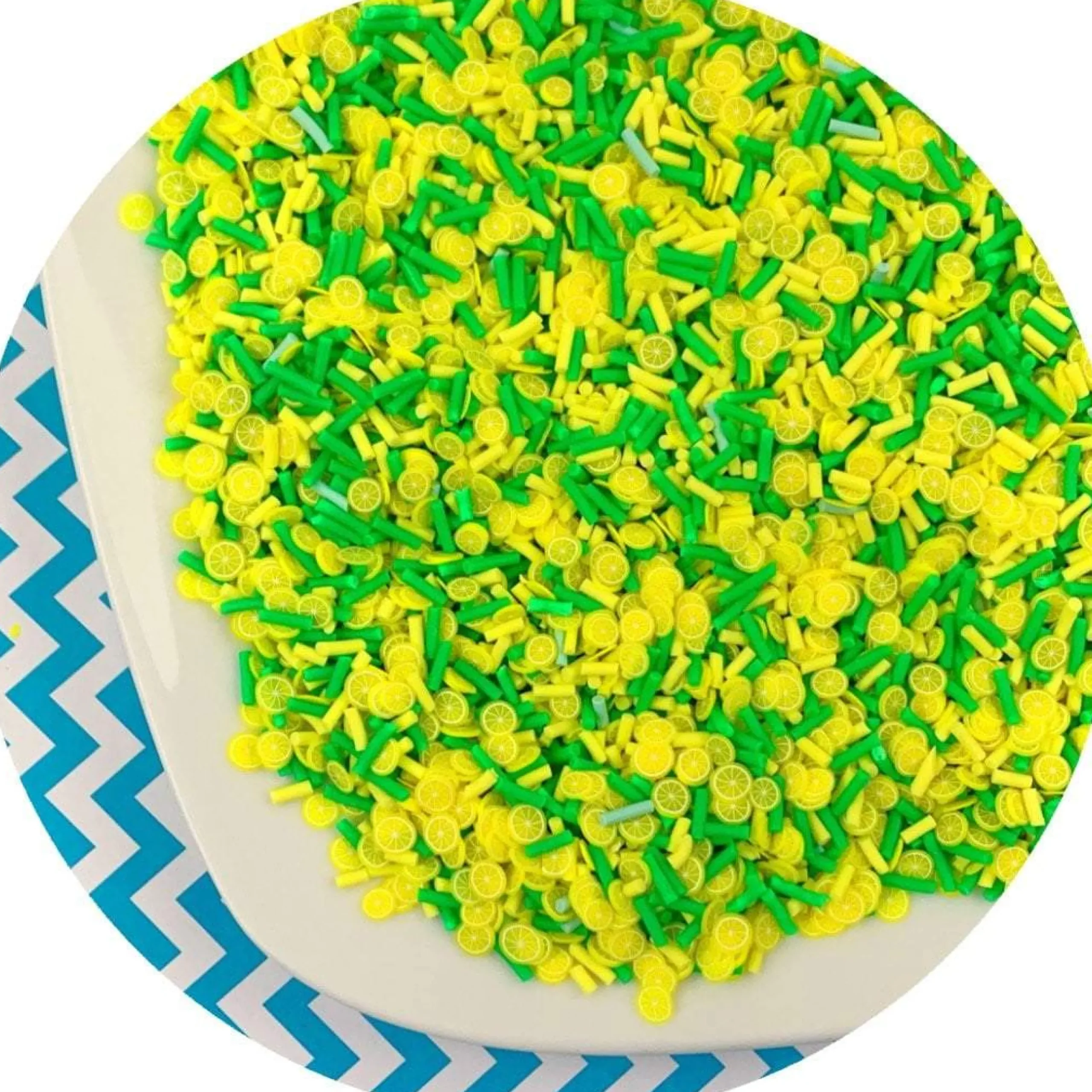 Slime Sprinkles>Dope Slime Lemon Lime Sprinkle Mix