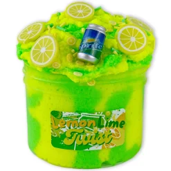 Unique Textured Slime|Snow Fizz Slime>Dope Slime Lemon Lime Twist