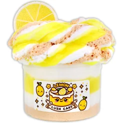 Thick & Glossy Slime|Unique Textured Slime>Dope Slime Lemon Lush Cake