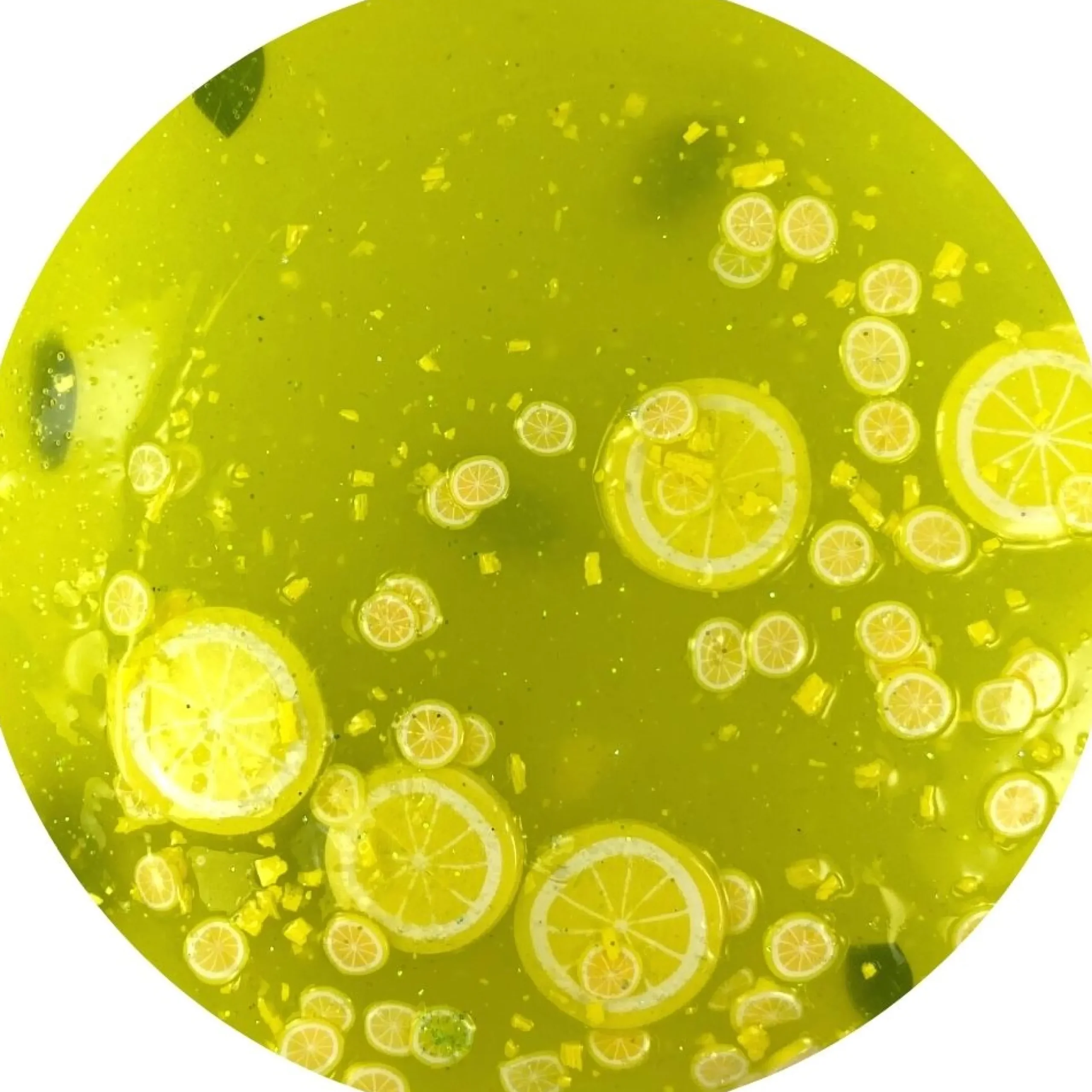 Clear Base Slime>Dope Slime Lemon Mint Tea