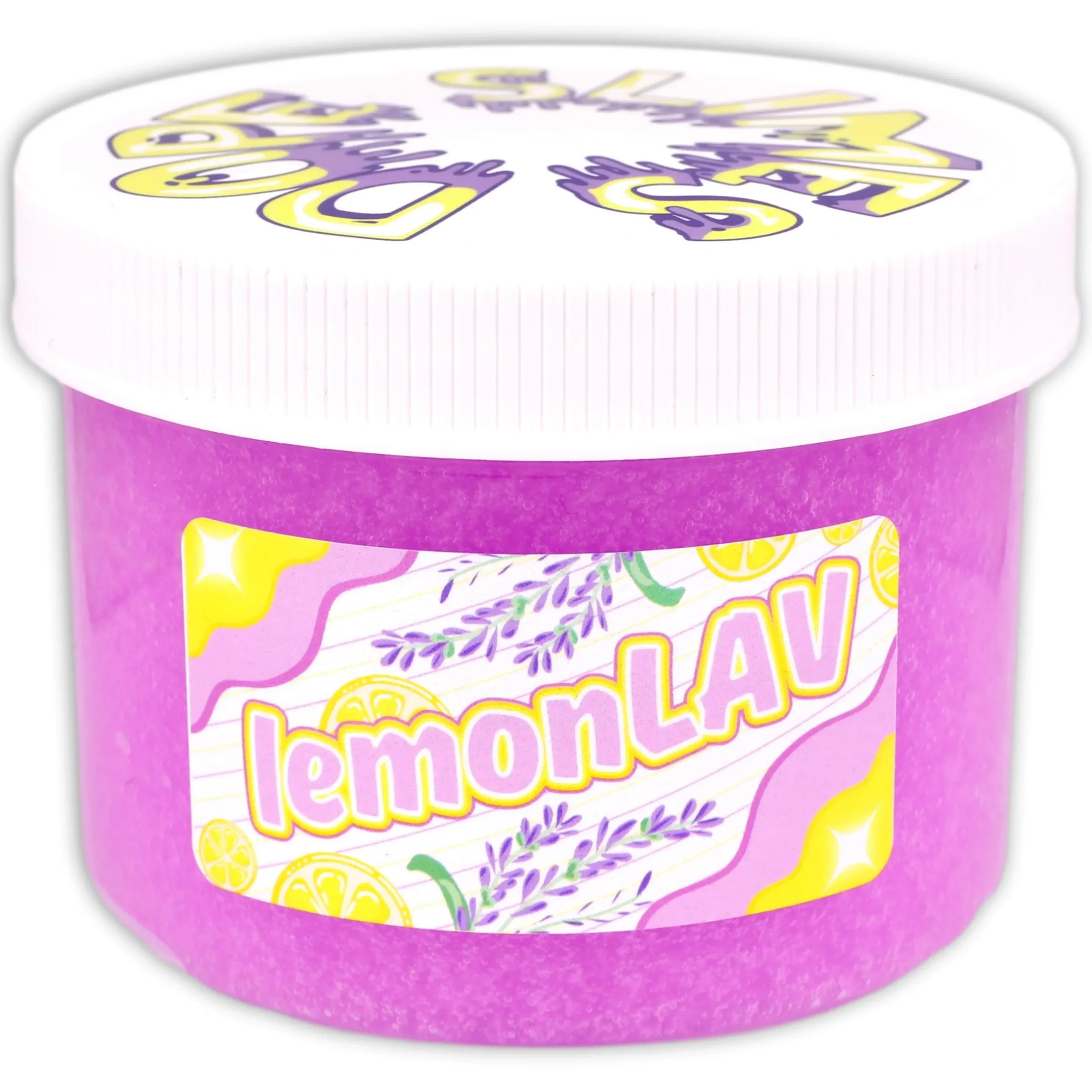 Clear Base Slime>Dope Slime LemonLAV
