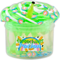 Clear Base Slime>Dope Slime Leprechaun Potion