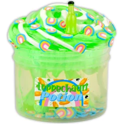 Clear Base Slime>Dope Slime Leprechaun Potion